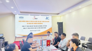 Tập Đoàn Sơn AKZONOBEL và nhà cung cấp hóa chất KOSAN làm việc tại Nhà Máy Nhôm EUROHOUSE
